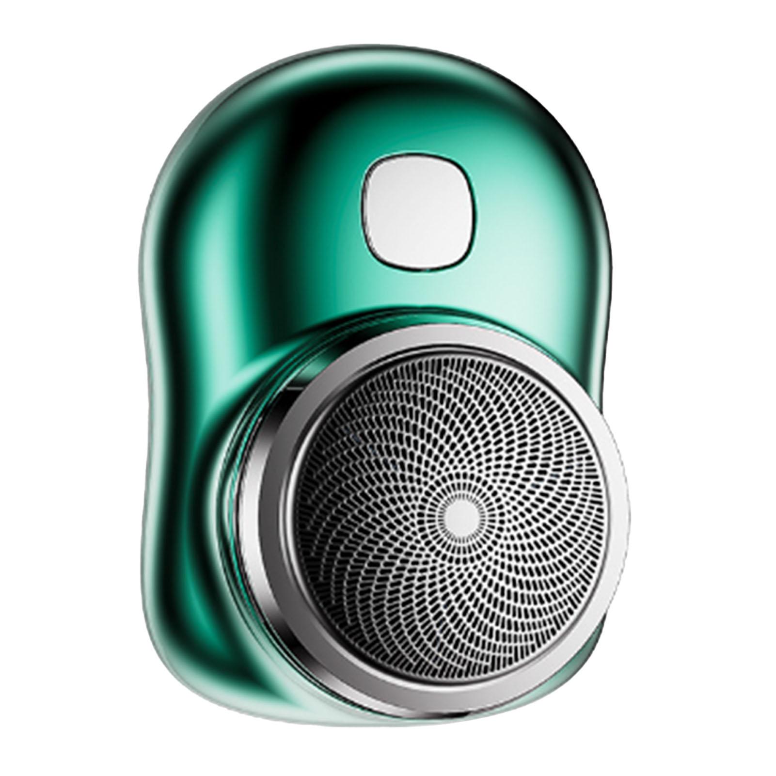 

Триммер для бороды для мужчин, портативный, компактный, перезаряжаемый, мини-карманный триммер, зеленый зелёный