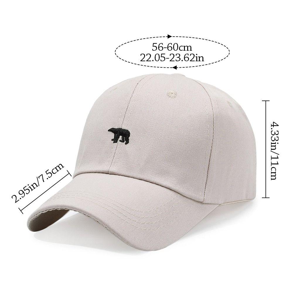 Cotton Baseball Cap Embroidery Sun Visors Casual Peaked Hat  for Men Women