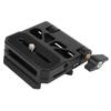 Quick Release Plate 1/4 and 3/8 Inch Screw Thread Universal Foldable Mount Adapter for Camera Stabilizer Tripod Ball Head