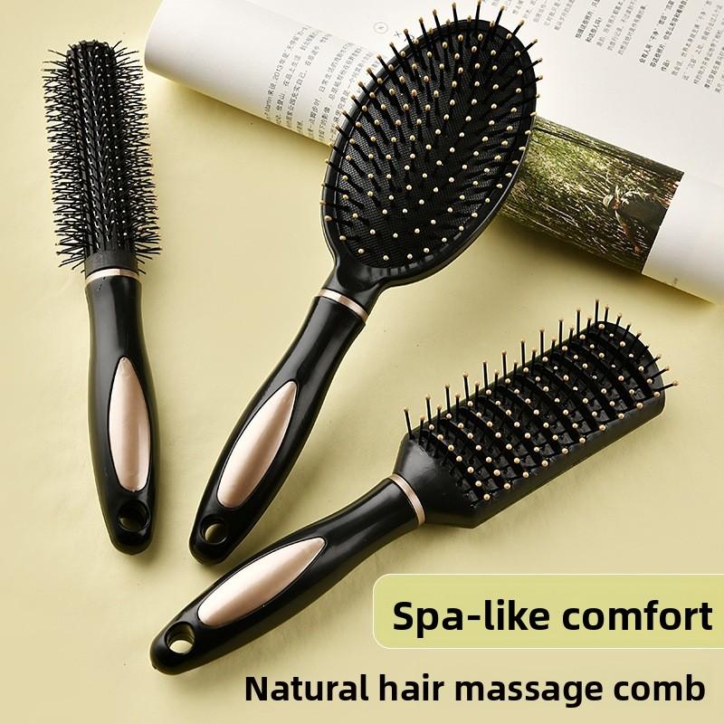 Air cushion comb - scalp massage, volumizing hair brush for women, portable hair styling tool