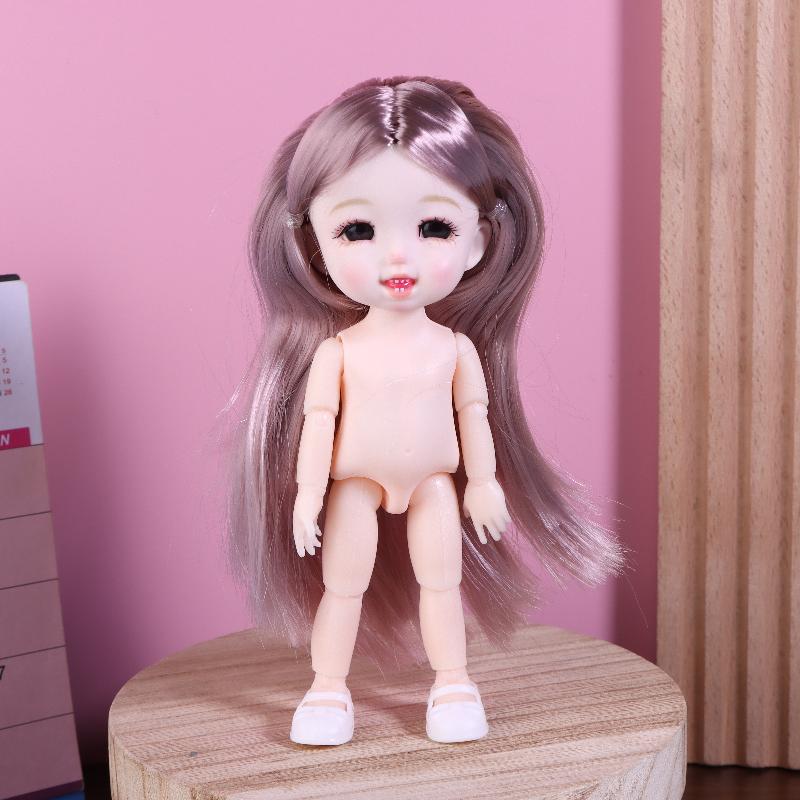 

1 Набір 3D Імітаційні Очі 13 Шарнірів Мульти Вираз Маленька Лялька Мила 16 см 1/8 Гола Лялька Іграшка для Дівчинки Дитячий Подарунок