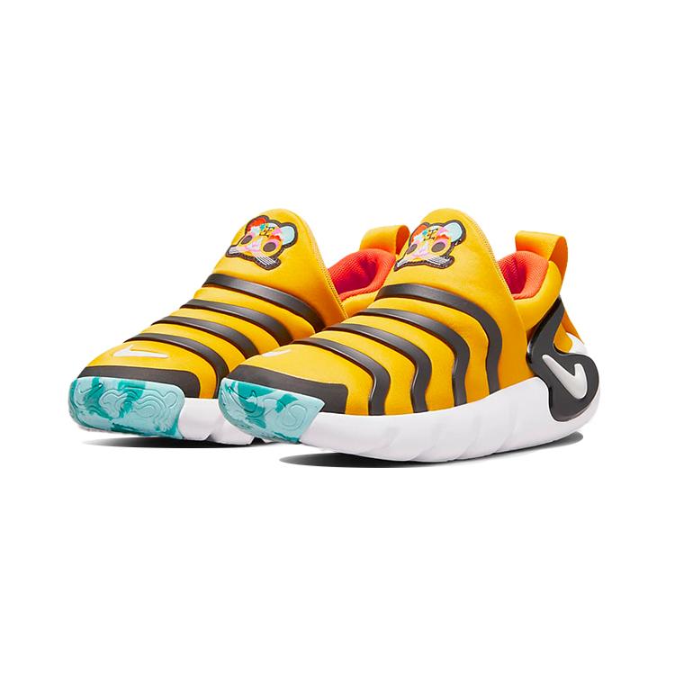 Nike Dynamo GO SE Caterpillar Anti Kick And Abrasion Resistant Low top Sports Casual Shoes Yellow Black DR0270-700