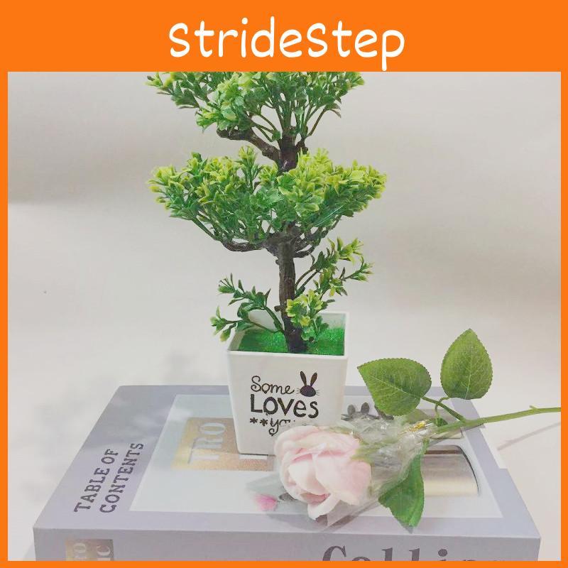 Simulated Artificial Flowers Potted Artificial Plants Ornament For Indoor Decor