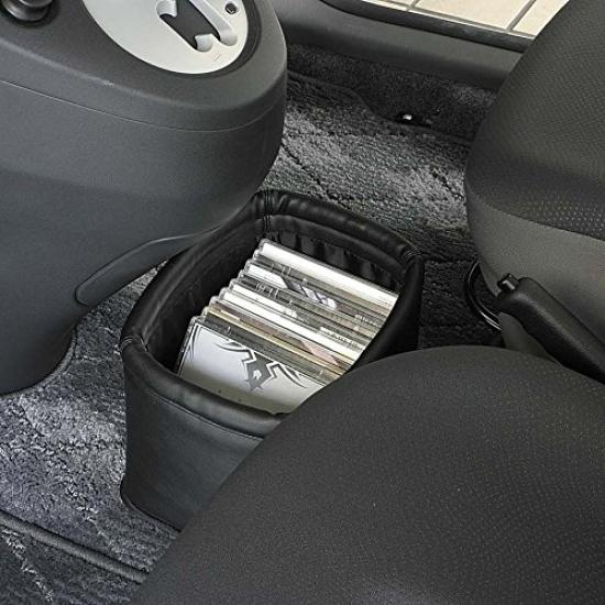 Napolex genuine feel car trash can store 6 500ml plastic genuine leather car car accessories can, bottles, look, anti-tipping, 160x220x160mm,