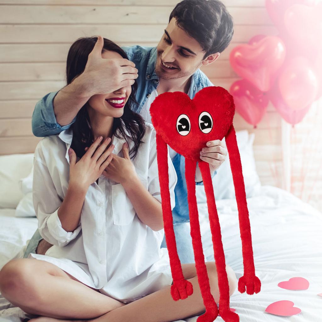 Valentine's Day Long-limbed Heart-shaped Plush Toy