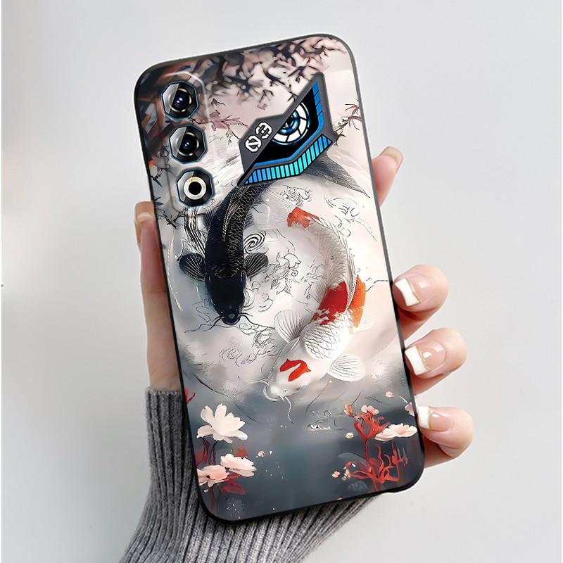 Für ZTE Nubia Neo 3 GT 5G Z2465N Hülle Süßes Kaninchen Schwarz Weiches TPU Silikon Stoßfeste Rückabdeckung Für ZTE Nubia NEO3 GT 5G Hülle