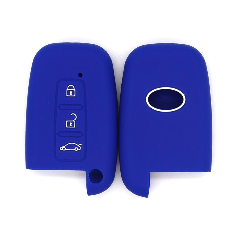 Suitable for Kia K2K3K5 smart car Sorento smart one-button start version 3-button silicone key protection bag case