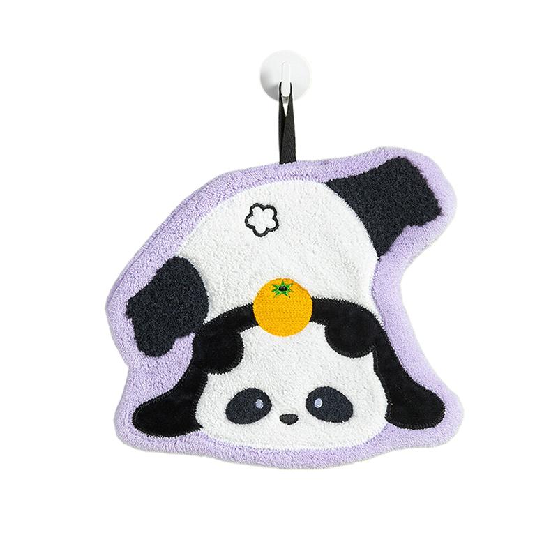 Cute Panda Hand Towel, Absorbent And Quick-Dry Towel, Thickened Towels For Kitchen And Bathroom, Multi-Purpose Towel For Home