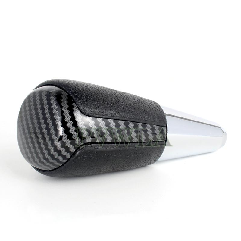 Carbon Fiber Automatic Gear Shift Knob For Toyota Corolla Camry Rav4 Highlander 2008 2009 2010 2011 Car Accessories