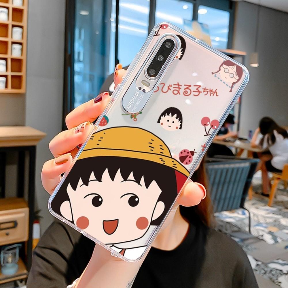 Cartoon Chibimaruko Chan Phone Case for Samsung S10 20 22 23 A10 40 for Xiaomi10 Note10 for Huawei P50 20 Honor60 70