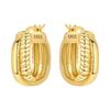 S925 Sterling Silver Golden Embrace Square Earrings Hoop Earrings Women Jewelry Original Party Trendy Anniversary Gifts
