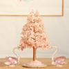 Handmade Natural Crystal Fortune Tree with Agate Base - Christmas Ornament