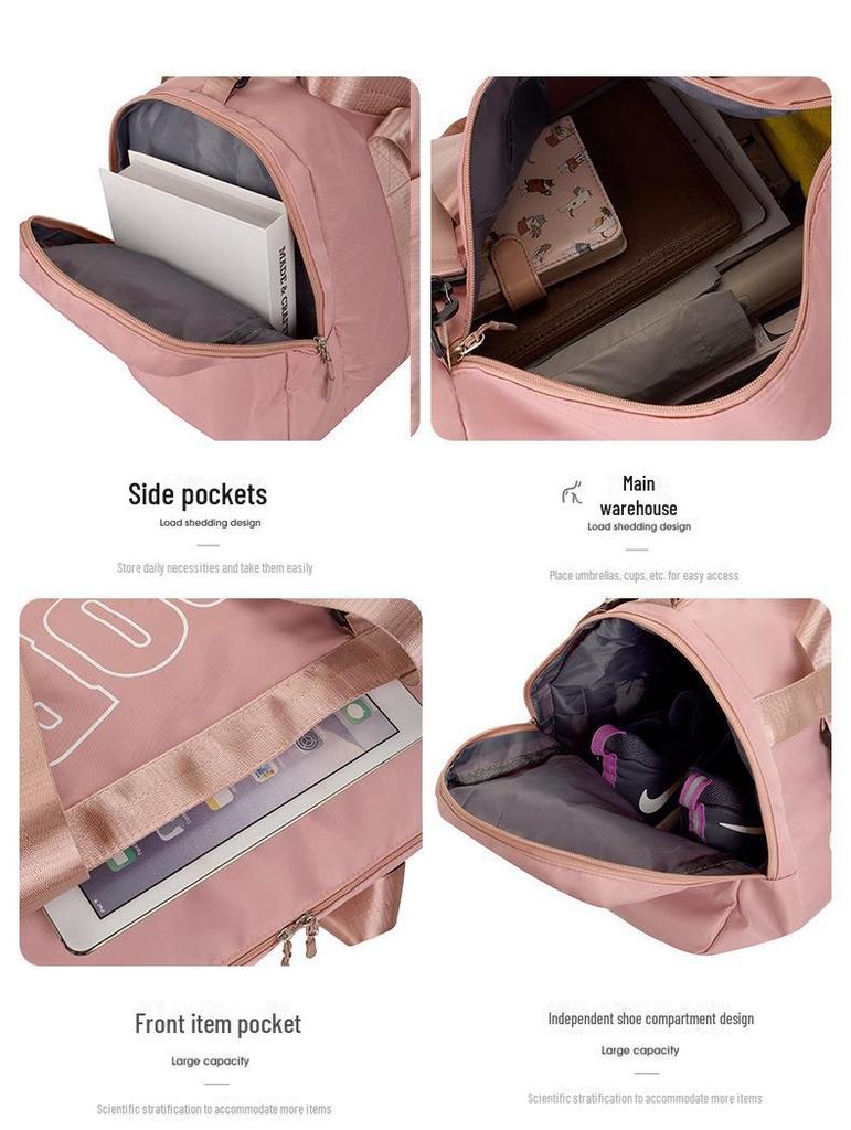 Unisex Sports Duffel: Wet/Dry Separation, Large Capacity, Ideal for Gym, Travel, and Swimming