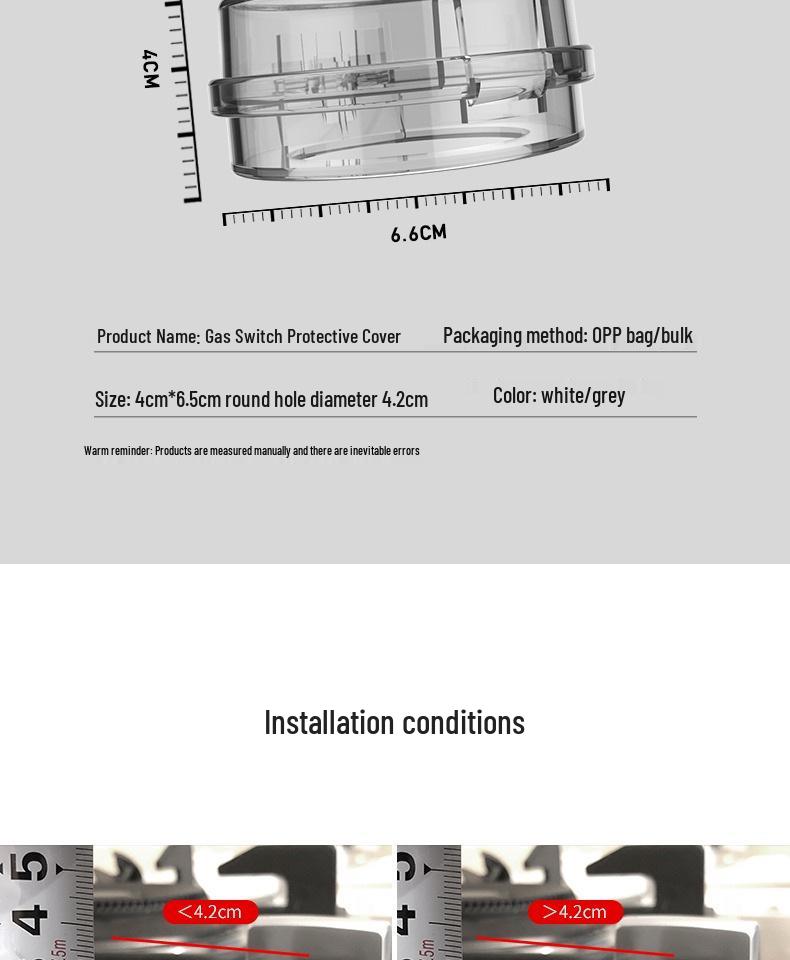 Gas Knob Protector: Child Safety Cover for Kitchen Switches (1 Pack)