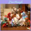 Plüsch-Pony-Tierfigur mit glitzernden Pailletten für Heimdekoration und Geschenk