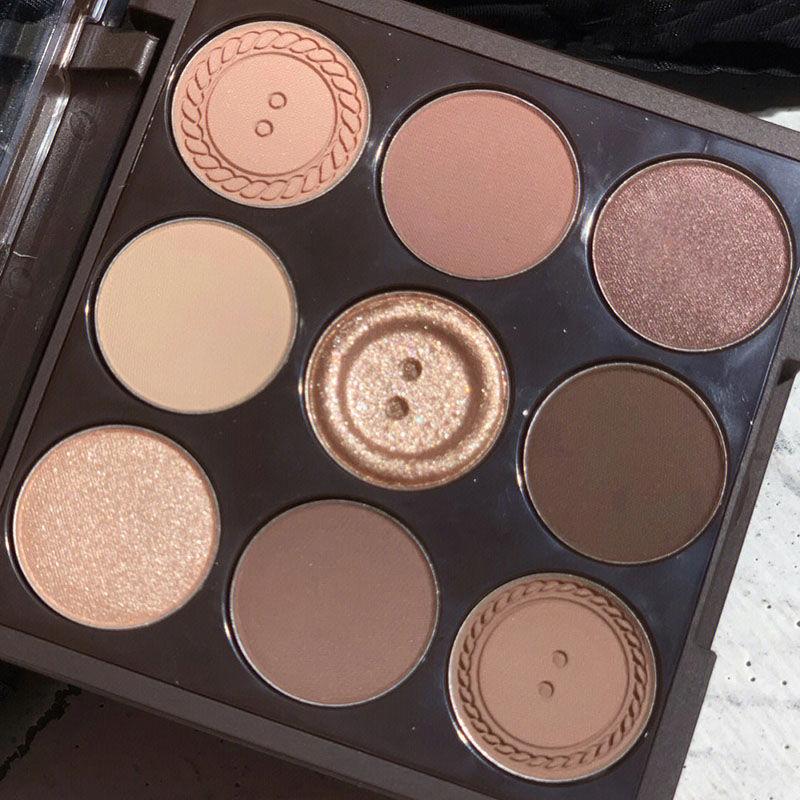 9 Eyeshadow Daily Makeup Brown Eye Shadow Palette Shimmer Matte Lasting Pearl Fine Shimmer Earth Eye Shadow Korean
