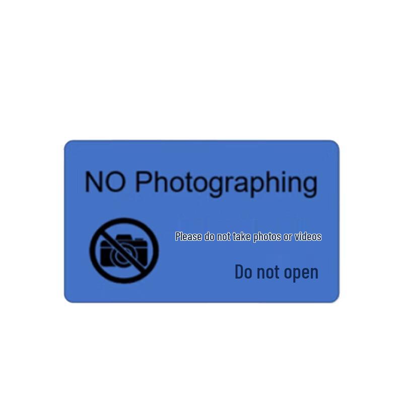 Ansaire No Photography/Video VOID Warning Labels