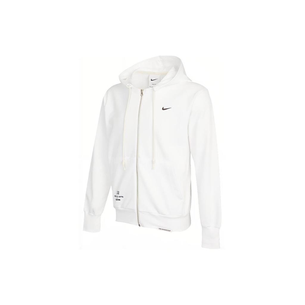 Nike Sweatshirts Men's White Hooded Moderate Cardigan DO9155-100