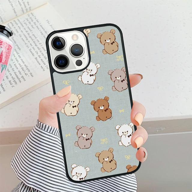 Cartoon Cute Background Phone Case For iPhone 17 Air 16 15 14 plus 12 13 Pro max Soft Bumper Shell Cover coque