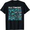 Baltimore Hip Hop Rap | Men Women S - 6XL | Graphic T-Shirt