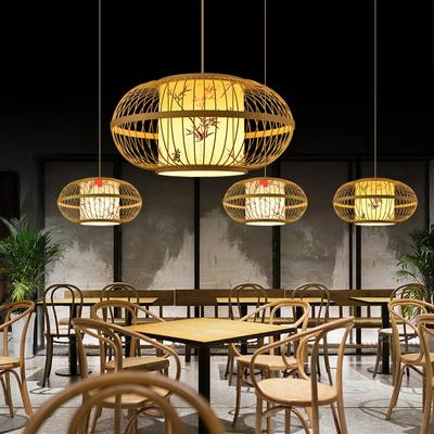 Chiński Styl Sztuka Bambusowa Bambusowy Żyrandol Kreatywny Zen Herbaciarnia Restauracja Hotel Sklep z Hot Pot B&B Japoński Styl Bambusowy Lampion