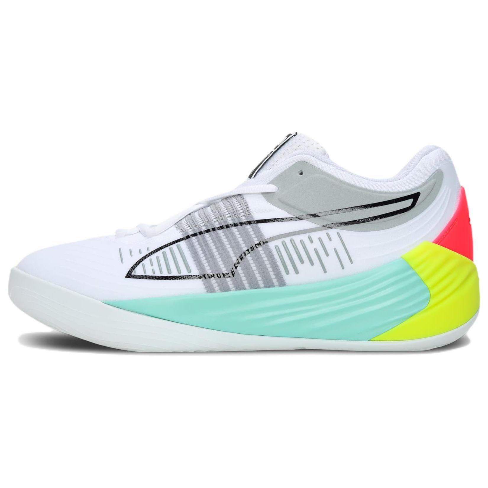 PUMA Fusion Nitro  White Eggshell Blue  Men s 195587-02 EU 42.5