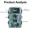 60MP WIFI Outdoor Jagd Wildkamera PR1600 4K Wildtierkamera Bewegungserkennung Nachtsicht Wasserdichte Fotofalle