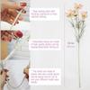 12PCS Artificial Light Pink & White Flowers with Stems 60cm Long Stem Artificial Wildflowers Faux Cosmos Flowers for Vase Plastic Flowers Floral