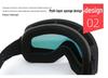Cylindrical Double-Layer Anti-Fog Ski Goggles for Myopia & Snow Blindness Protection