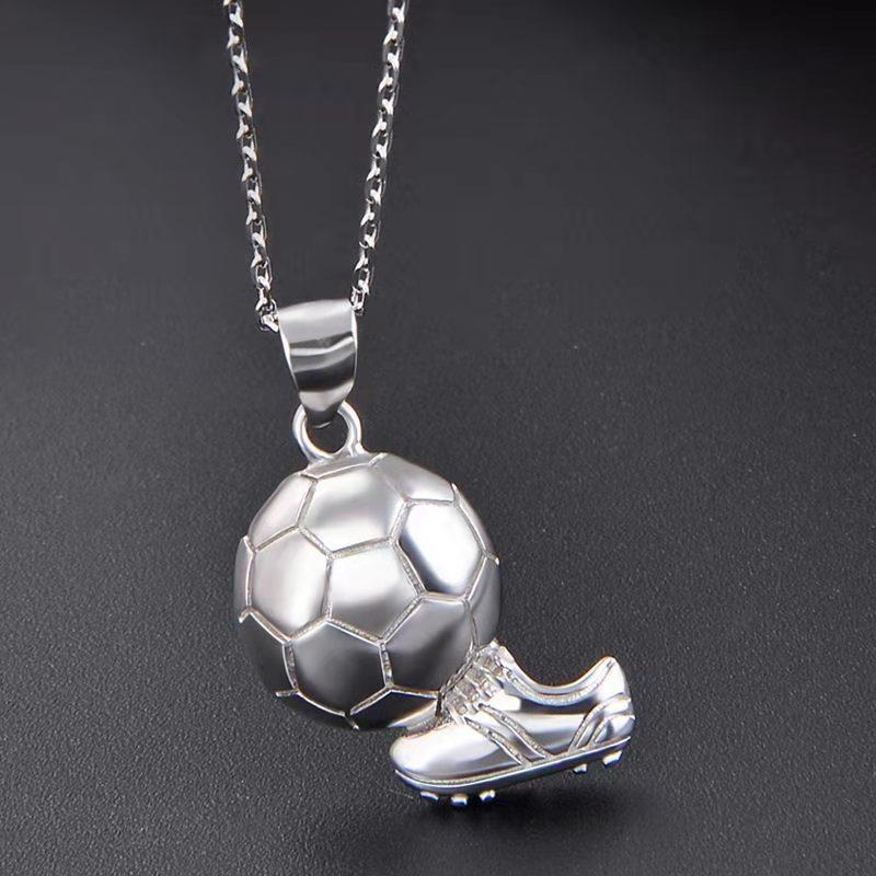Football Things Soccer Necklace For Boys And Girls Soccer Ball Charm In Boys Jewellery
