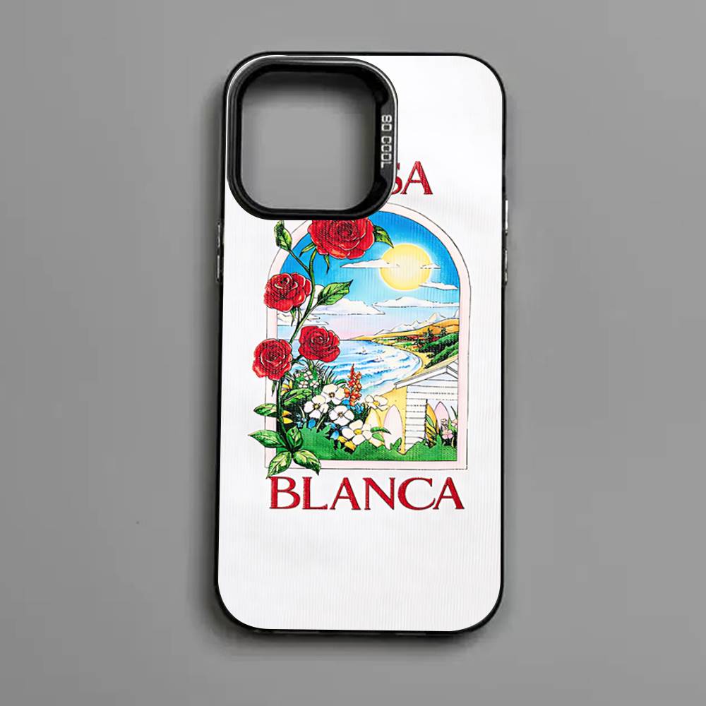 

New Hot C-Casablancas Colorful Phone Case For iPhone 17 16 15 14 13 12 11 Pro Max Plus Matte Cover iPhone 14pro max