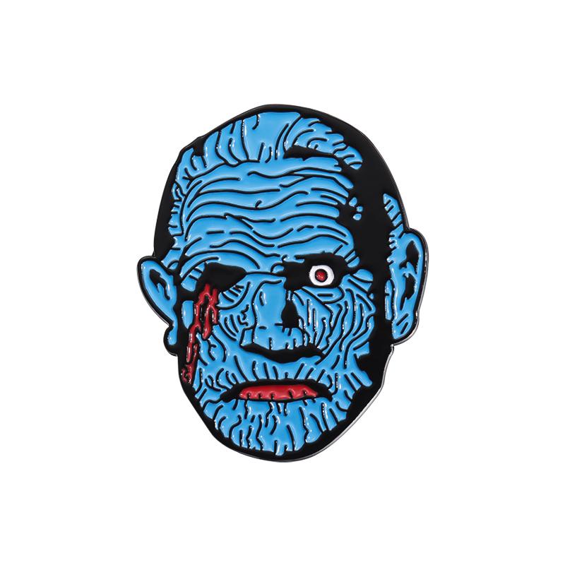 Halloween Horror Enamel Pins Scary Movies Figure Thrilling Terror Mask Brooch Lapel Brooches Jewelry Souvenir Gifts For Friends