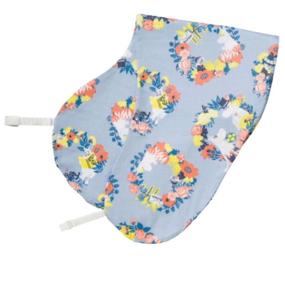 

Moomin Baby Nursing Pillow for Pregnant Women with Body Pillow Cover from Tamahiyo SHOP Short-Sleeved (Cover Only) (Sax (Garland))