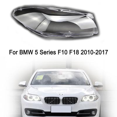 Capa de vidro para farol dianteiro de carro, faróis, capa transparente para lentes de BMW Série 5 F18 F10 520 525 535 530 2010-2017