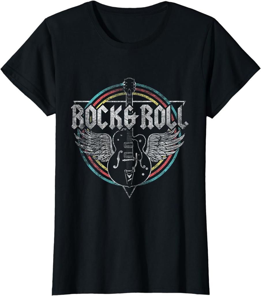 I Know It's Only Rock and Roll T-Shirt Print Tops Women Summer Fashion Casual Tops Clothing Tee Graphic Ropa Mujer