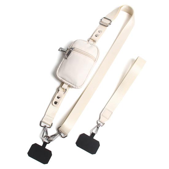Crossbody Lanyard Hands-free Phone Holder Phone Carrying Strap with RFID Wallet Comfortable Phone Sling for All Smartphones