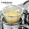 Stainless Steel 18cm Includes Original Tag J-kitchens Saucepan, Deep, Rust-Resistant, Gas/Induction Compatible,