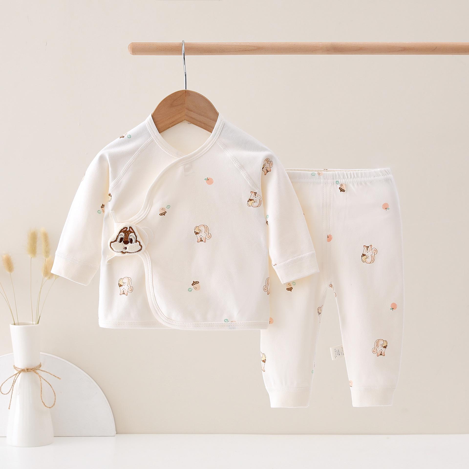 

Комплект кимоно и штанов из чистого хлопка на все четыре сезона для новорожденного 66 cm