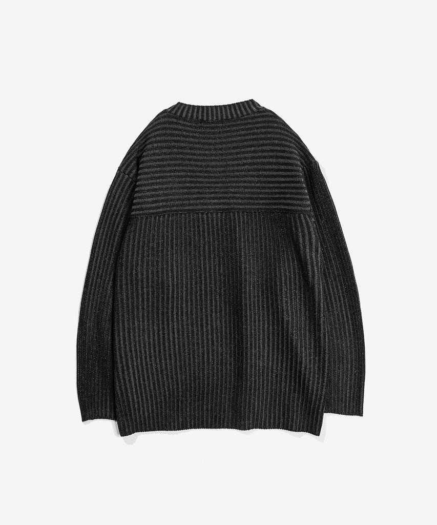 VASTIC Knit Football Jersey_Black