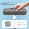 Magic Window Cleaning Brush for Screen Windows/Glass, Pet Hair Remover - Reusable Household Tool with Extendable Double Rods (Adjustable Length)