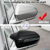 M Look Replacement Bright Black Side Mirror Cover Caps for BMW 5 7 I5 I7 Series G60 G61 G68 G70 G90 Left Hand Drive 2023-up