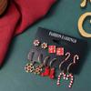 Gifts Female ELK Bell Stud Earrings for Women Fashion Jewelry Christmas Earring Set Dangle Earrings