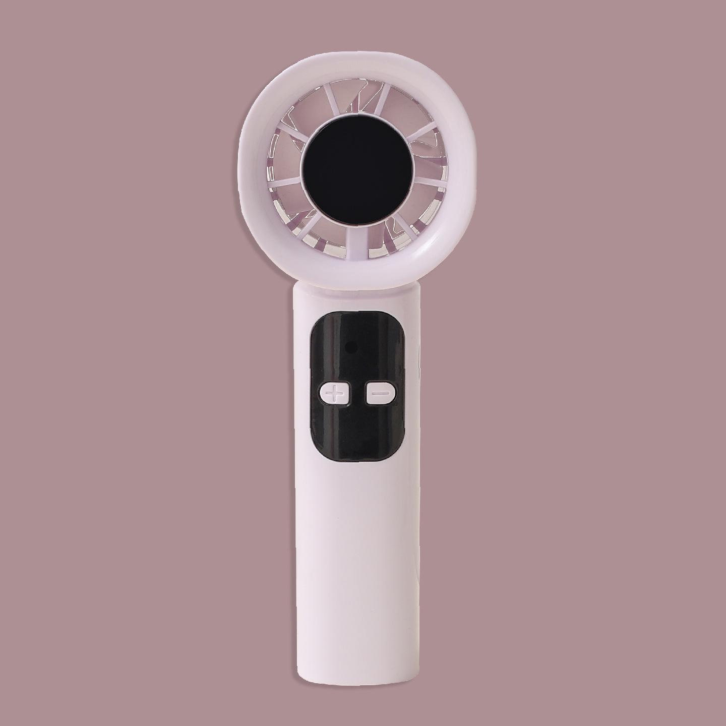 High-Speed Smart Digital Display Handheld Fan | 100-Speed Portable Rechargeable 100-Speed High-Speed Fan