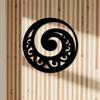 Wrought Iron Hand Forged Ornamental Wall Decor Scroll Art Panel Living Room Bedroom