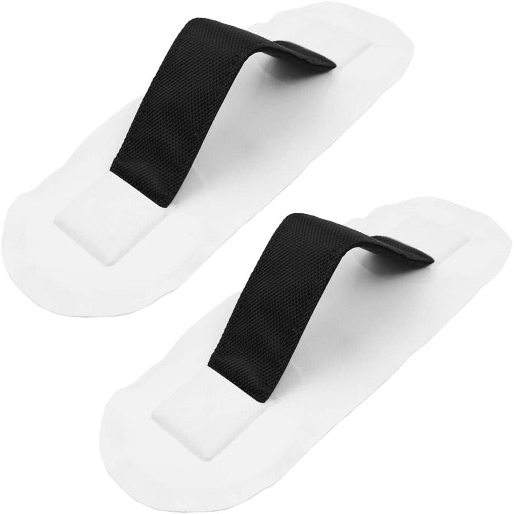 

2PCS Kayak Carry Handle Inflatable Boats PVC Strap Handle Patches For Armrest - White 2pcs чорний