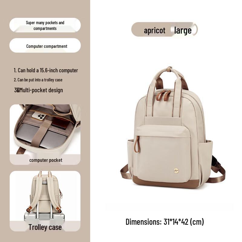 Li Shen Fashion Casual Laptop Backpack Large