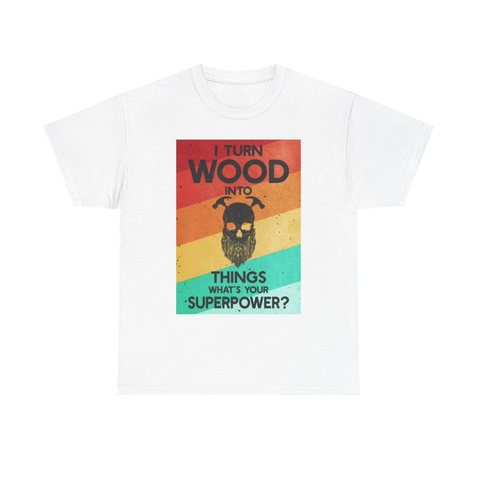 Men s and Women s T-shirts Viking Wood Worker Graphic M
