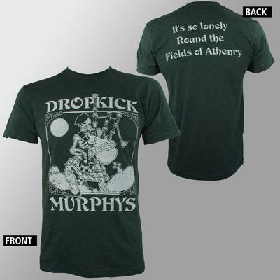 DROPKICK MURPHYS Vintage Skelett Dudelsackspieler T-Shirt S M L XL 2XL NEU Unisex T-Shirt