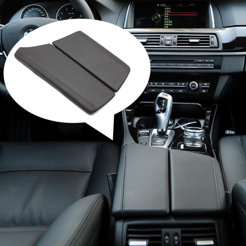 LHD Central Console Storage Box Lid Armrest Case Cover Panel Leather Trim Strip For BMW 5 Series F10 F11 F18 520i 523i 525i 528i