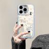 Applicable to Apple 11Promax Color Silver 11 New Trendy Creative Personality Niche Premium Yellow and Blue Puppy Mobile Phone Case